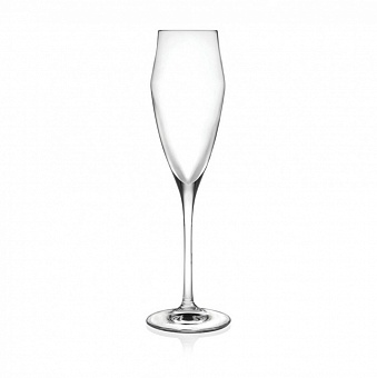 Бокал-флюте для шампанского RCR EGO 180 мл (штучно), хрустальное стекло, Италия