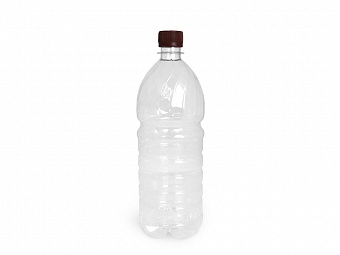 Бутылка ПЭТ 2 л с колпачком (бесцветная) (х40) Россия