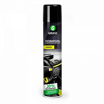 Полироль-очиститель пластика GRASS DASHBOARD CLEANER глянцевый лимон 750мл