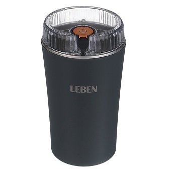leben кофемолка 200вт, загрузка 65г, пластик, металл