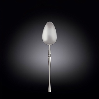 Diva Silver Ложка десертная 18,5 см матовая на блистере WL‑999553/1B, Diva