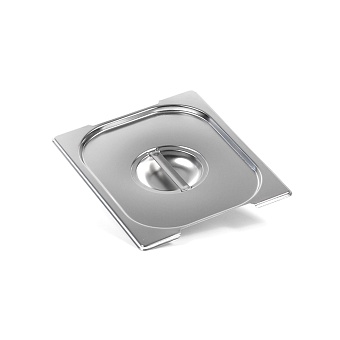 Крышка для GN 1/2 с ручками Luxstahl из нержавеющей стали [812-L]