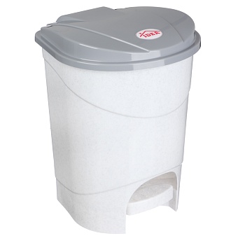 Контейнер для мусора 7л с педалью , мраморный, Альтернатива М 2890 Контейнер для мусора 7л с педалью , мраморный, Альтернатива М 2890