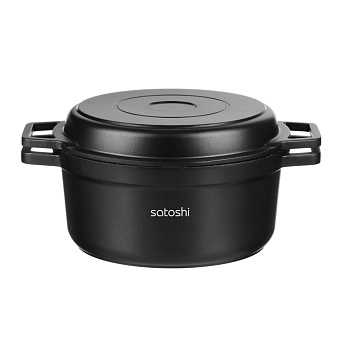 Казан 2,6л с крышкой-сковородой, литой, а/приг.покр.,2,6л, инд-я BY COLLECTION Cheget 