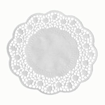 Салфетка для торта d15см круж.  100шт. [12453]