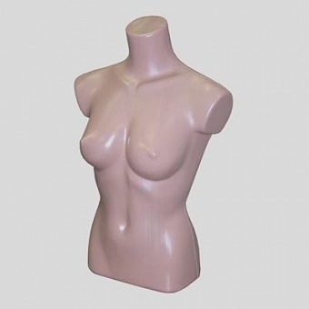 манекен торс женский пластиковый (т-301)