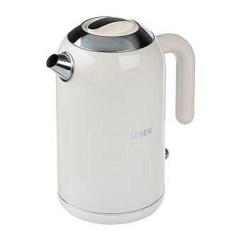 LEBEN Чайник электрический 1,7л нерж сталь, 138 leben чайник электрический 1,7л нерж сталь, 138