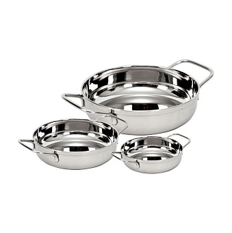 Сковорода порционная нерж 15*3 см, P.L. Proff Cuisine