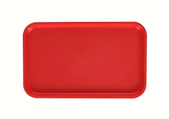 Поднос столовый 530х330 красный [PS Red 4410]