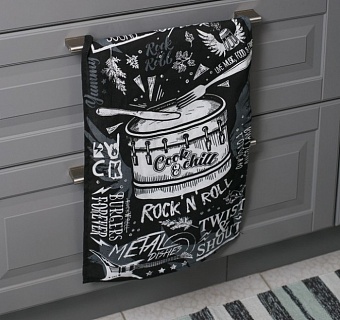 Полотенце кухонное «Rock'n'roll» 35х60 см