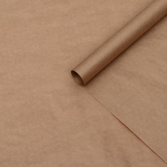 Бумага упаковочная крафт без печати, 70 г/м2, 70 х 90 см 5926937