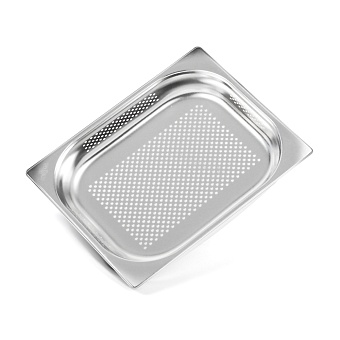 *ГАСТРОЕМКОСТЬ перфорированная 3мм 1/2х2,5'' 327х265х65 Luxstahl
