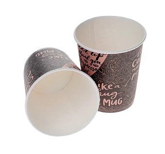 стакан одноразовый бумажн 205 мл coffee 1сл 205 (215) мл d=73 для горячего  (50/1500)